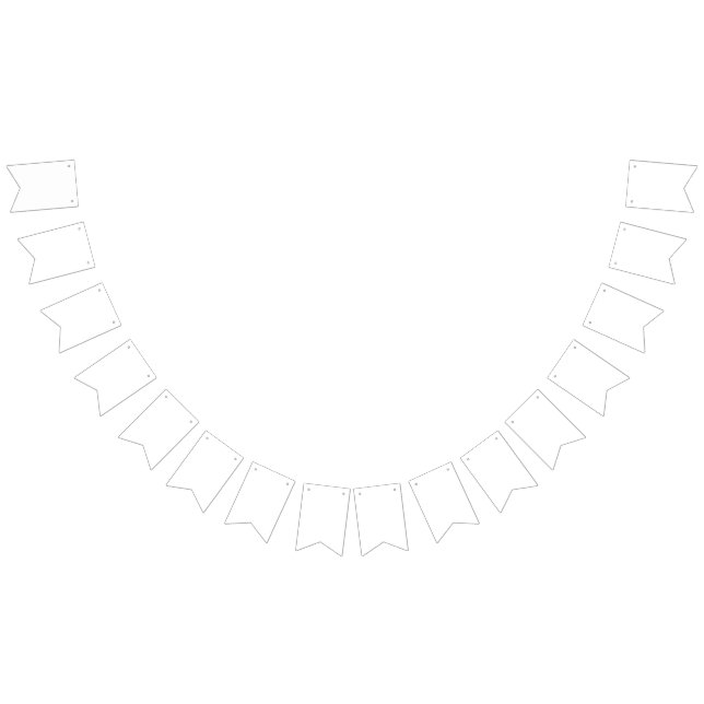 Create Your Own White Custom Bunting (All)