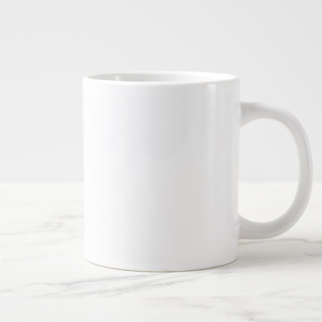 Create Your Own White Custom Jumbo Mug (Right)