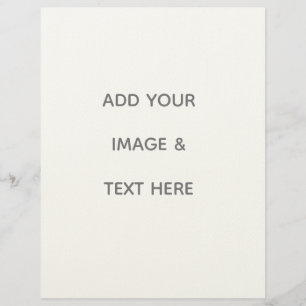Create Your Own white Custom Letterhead