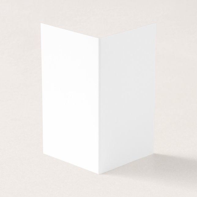 Create Your Own White Custom personalised Business Card (Outside)