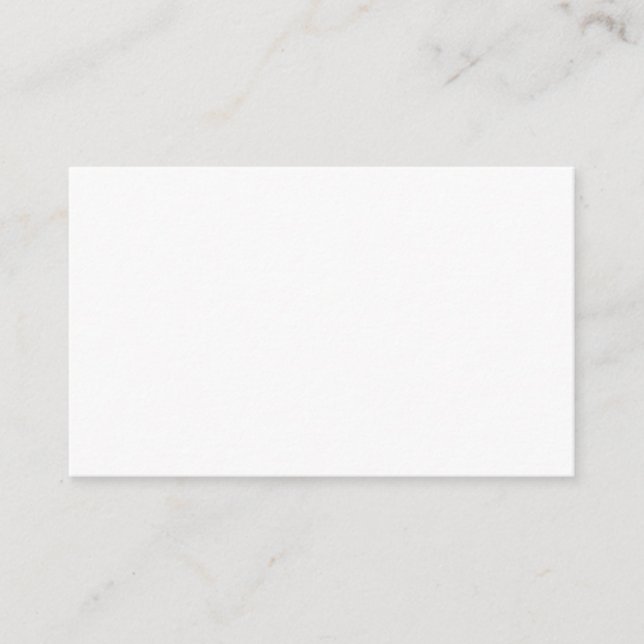 Create Your Own White Custom personalised Business Card (Front)