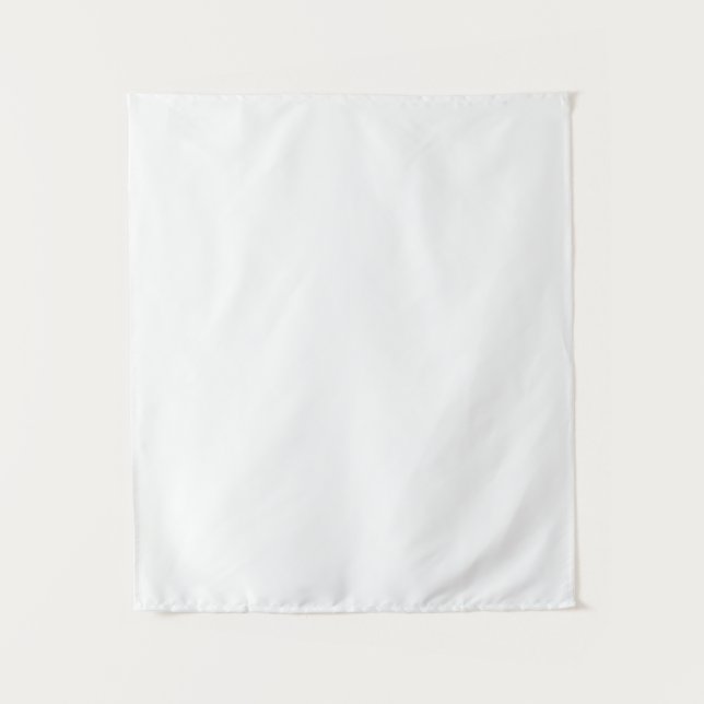 Create Your Own white custom wedding Tapestry (Front)