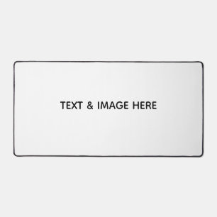 Create Your Own white Desk Mat