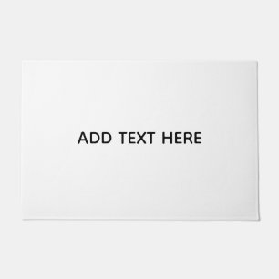 Create Your Own White Doormat