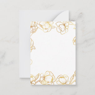 Create Your Own White Elegant Card