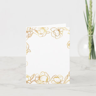Create Your Own White Elegant Card