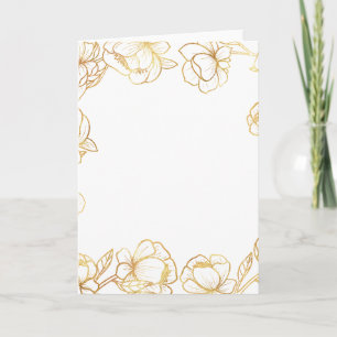 Create Your Own White Elegant Card