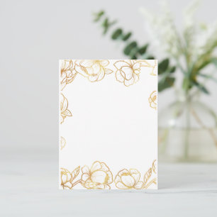 Create Your Own White Elegant Holiday Postcard