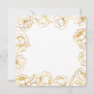 Create Your Own White Elegant Invitation