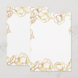 Create Your Own White Elegant Thank You Card