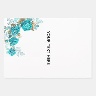 Create Your Own White Elegant Wrapping Paper Sheet