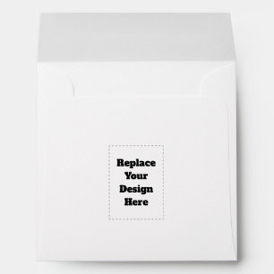 Create Your Own white  Envelope