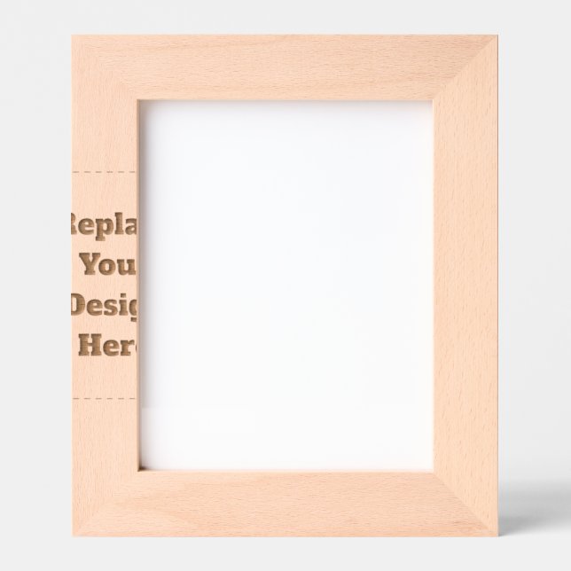 Create Your Own white  Etched Frames (Front)