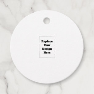 Create Your Own white Favour Tags