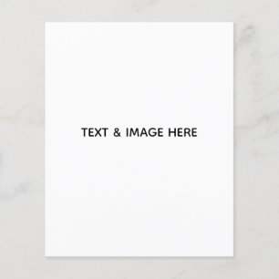 Create Your Own white Flyer