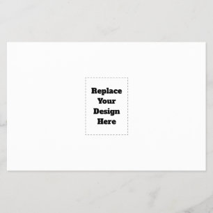 Create Your Own white  Flyer