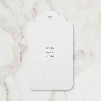 Create Your Own white  Gift Tags