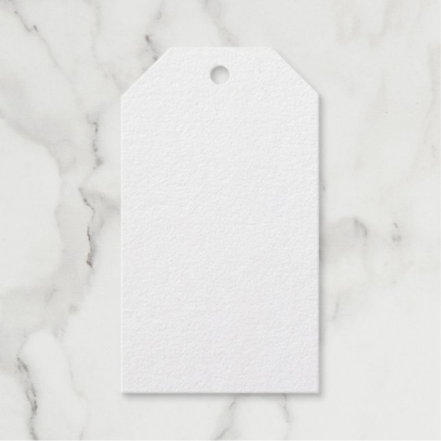  Create Your Own white  Gift Tags (Front)