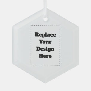 Create Your Own white Glass Tree Decoration