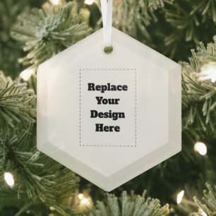 Create Your Own white Glass Tree Decoration
