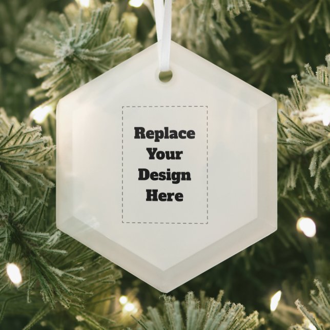Create Your Own white  Glass Tree Decoration (Insitu)