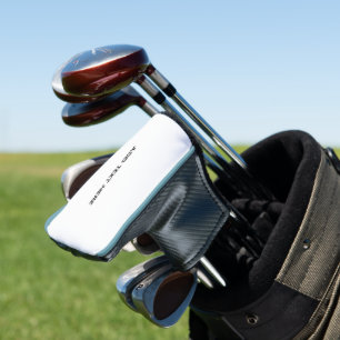 Create Your Own White Golf Head Cover