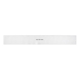 Create Your Own White Grosgrain Ribbon