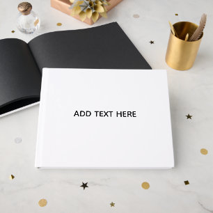 Create Your Own White  Guest Book
