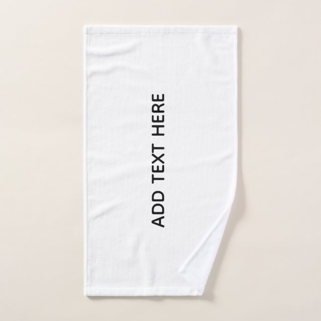 Create Your Own White  Hand Towel (Hand Towel)