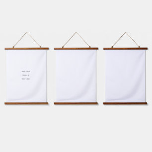 Create Your Own white Hanging Tapestry