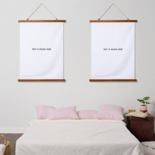 Create Your Own white Hanging Tapestry