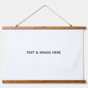 Create Your Own white Hanging Tapestry