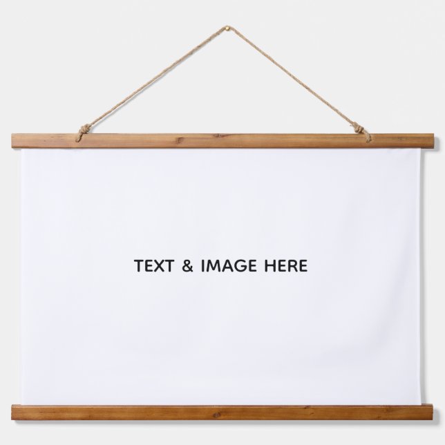 Create Your Own white Hanging Tapestry (Front)