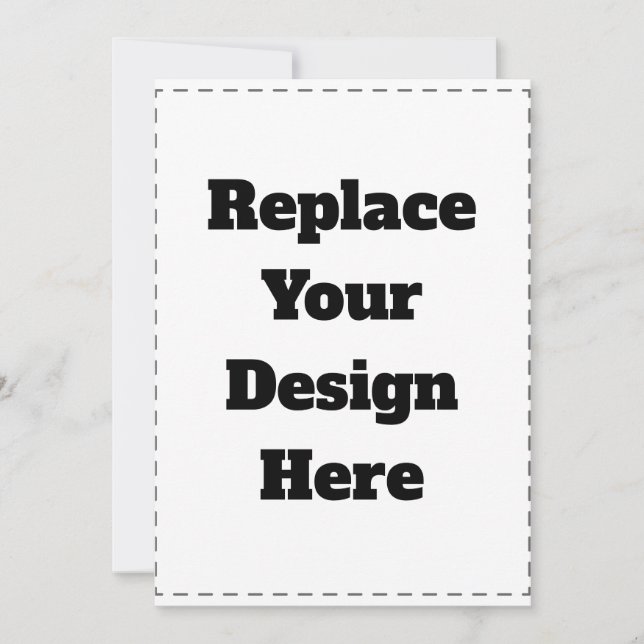 Create Your Own white  Holiday Card (Front)