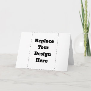 Create Your Own white  Holiday Card