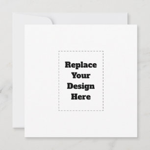 Create Your Own white Holiday Card