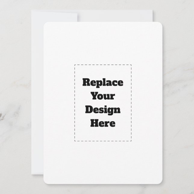 Create Your Own white  Holiday Card (Front)
