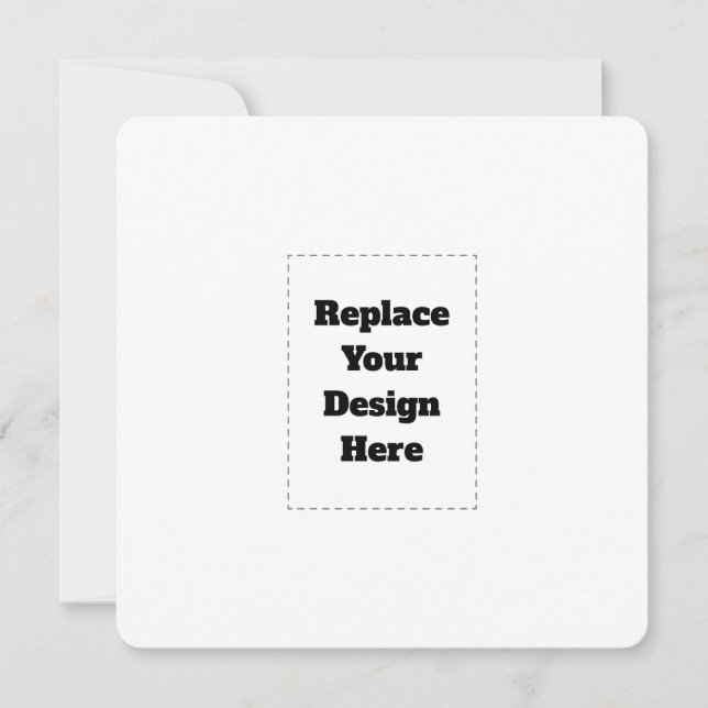 Create Your Own white  Holiday Card (Front)