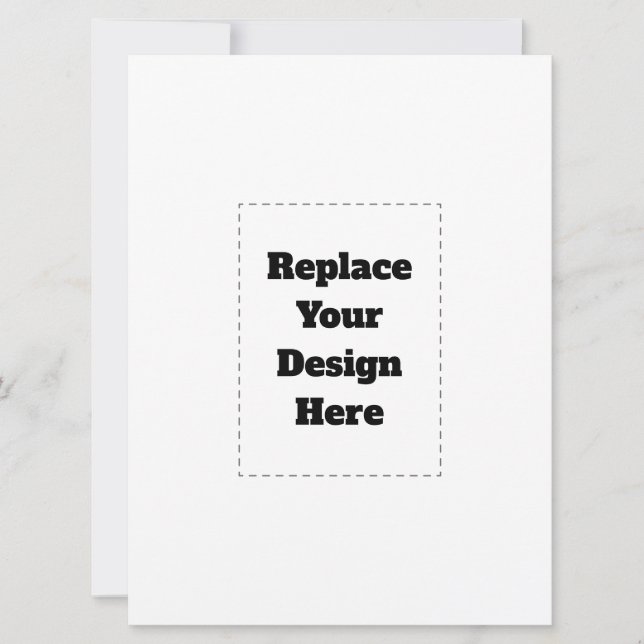 Create Your Own white  Holiday Card (Front)