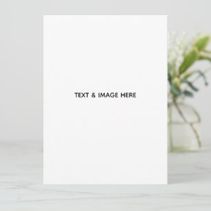 Create Your Own white Holiday Card