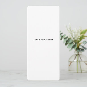 Create Your Own white Invitation