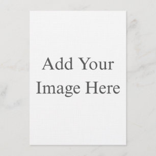 Create Your Own white  Invitation