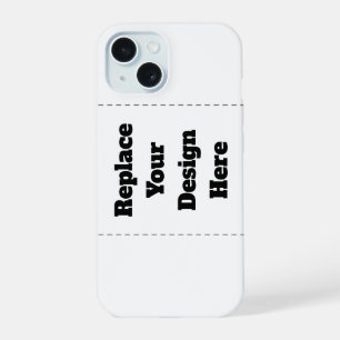 Create Your Own white  iPhone 15 Case