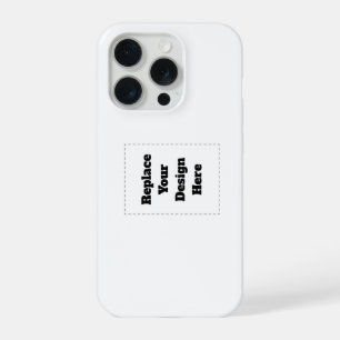 Create Your Own white  iPhone 15 Pro Case