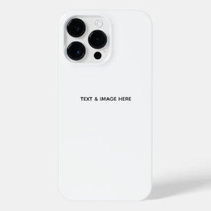 Create Your Own white iPhone 14 Pro Max Case