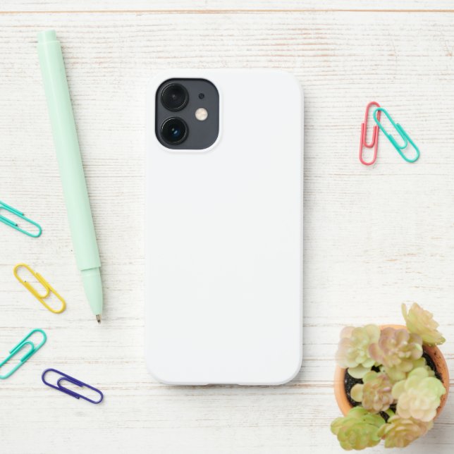 Create Your Own white iPhone Case (On Desk)