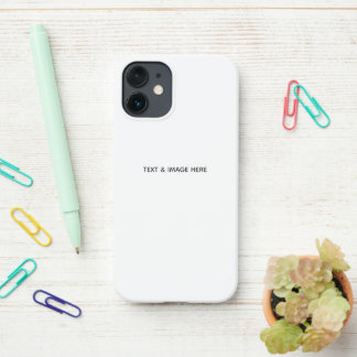 Create Your Own white iPhone 12 Mini Case