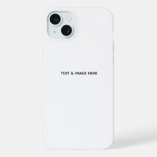 Create Your Own white iPhone 15 Plus Case