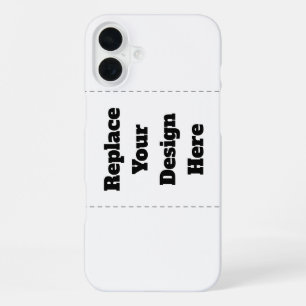 Create Your Own white  iPhone 16 Plus Case