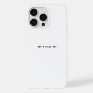 Create Your Own white iPhone 15 Pro Max Case